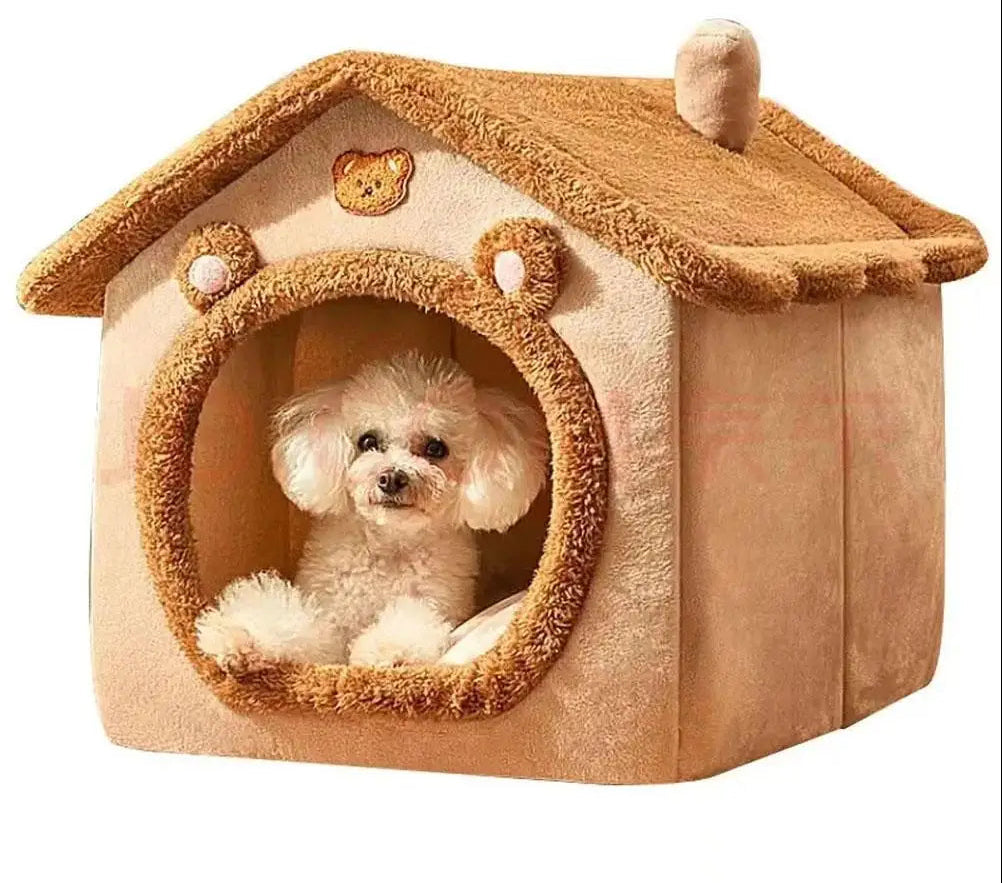 Premium Insulated Pet House for Cats and Dogs - All-Season Detachable and Washable Design for Ultimate Comfort